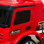 Gåbil Mercedes ANTOS Lastbil med Ljus Röd