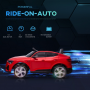 Elbil för Barn Audi E-tron med Fjärrkontroll och Strålkastare Röd