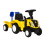 Gåbil Traktor med Släp 91 x 29 x 44 cm Gul