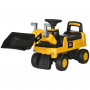 Gåbil Grävmaskin Gul - Svart 78 x 29,5 x 54 cm