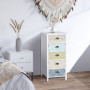 Byrå 5 Lådor 46 x 34 x 97,5 cm Vintage Design Färgglad