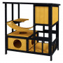 Ute Katthus med Aktivitetscenter 84,5 x 60 x 88 cm Furu, Gran