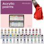 Akrylfärger 24 st - 12 ml