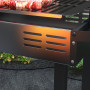 Kolgrill med Grillspett 118 x 32 x 90 cm