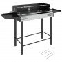 Kolgrill med Grillspett 118 x 32 x 90 cm