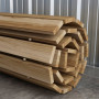 Trädgårdsgång Rullbar 120 x 47 x 1 cm Natur