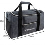 Res Handväska / Camping väska 20L Grå Mjuk Resväska Duffle 40x25x20cm