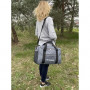 Res Handväska / Camping väska 20L Grå Mjuk Resväska Duffle 40x25x20cm