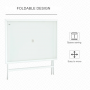 Trädgårdsbord med Ø42 - Ø50 mm Parasollhål 110 x 70 x 70 cm