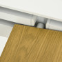 Trädgårdsbord Utdragbart 80/160 x 80 x 75 Aluminium / Trä