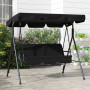 Hammock Gunga 3-sits Hollywood Svart 172 x 110 x 153 cm