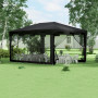 Paviljong 3 x 3 m Hopfällbart Svart
