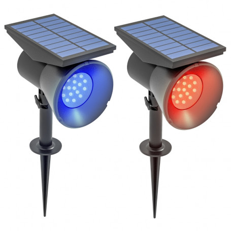 Solcellslampor 2-pack Flera Färgar IP54 Vattentät