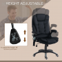 Ergonomisk Kontorsstol med Massage & Värmefunktion Svart