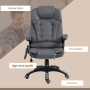 Kontorsstol med Massage och Värme Mörkgår