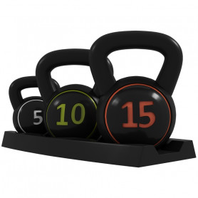 Kettlebell 3-Set 2,2 - 4,5 - 6,8 kg