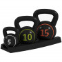 Kettlebell 3-Set 2,2 - 4,5 - 6,8 kg