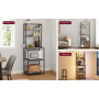 Köksställ Köksförvaring 6 Hyllor 40 x 60 x 167 cm