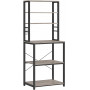 Köksställ Köksförvaring 6 Hyllor 40 x 60 x 167 cm