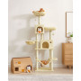 Klösträd Flera Nivåer Beige 199 cm (H), Max Katt vikt 7 kg