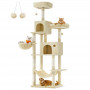 Klösträd Flera Nivåer Beige 199 cm (H), Max Katt vikt 7 kg