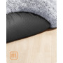 Hundsäng 120 cm Fluffy Ljusgrå
