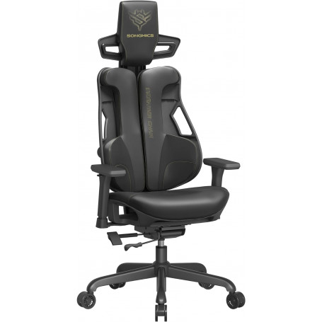 Gamingstol Evogamer Justerbart Nackstöd och Armstöd, Max Belastning 150 kg Svart