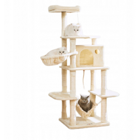 Klösträd 164 cm med Klöspelare Sisal Beige 7 kg