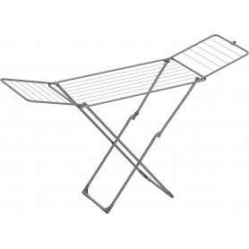 Vikbart Torkställning ‎Grå 182 x 50 x 102 cm