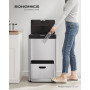 3-in-1 Kök Soptunna 3 Fack 60L Rostfritt Stål 42 x 30 x 81 cm