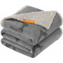 Hundtäcke Fleece Hundmatta, Kattskydd, Vattentätt Grå XL (152 x 127 cm)