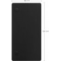 Elektrisk bordsskiva - Melaminöverdrag MDF 120x60x1,8cm Svart