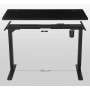 Elektrisk bordsskiva - Melaminöverdrag MDF 120x60x1,8cm Svart