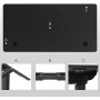 Elektrisk bordsskiva - Melaminöverdrag MDF 120x60x1,8cm Svart