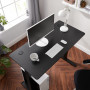 Elektrisk bordsskiva - Melaminöverdrag MDF 120x60x1,8cm Svart