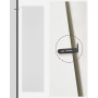 Bokhylla med 3 Justerbara Hyllor, Vit 60 x 24 x 121 cm