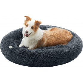Hundsäng Rund kattsäng - tvättbar, avtagbar stoppning - 100 cm - mö...