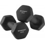 Hantlar set - 2 x 4 kg - Svart