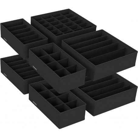 Underkläders organizer kit 8 stycken - Svart