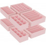 Underkläders organizer kit 8 stycken - Rosa