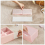 Underkläders organizer kit 8 stycken - Rosa
