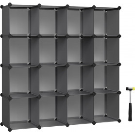 Kubhylla med 16 Fack 125 x 31 x 125 cm Design efter Behöv, 10 kg / ...