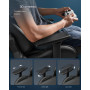 Ergonomisk Gamingstol med Fotstöd, 3D Armstöd Svart/Grön Upp till 150 kg