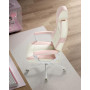 Ergonomisk Kontorsstol / Gamingstol Läder Rosa 150 kg
