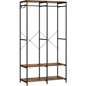 Öppen Garderob - Klädställ Vintage brun 94.5 x 40 x 180 cm