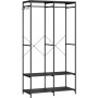 Öppen Garderob - Klädställ Svart 94.5 x 40 x 180 cm