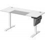 Elektriskt Höjdjusterbart Skrivbord 140 X 60 x 72-120 cm - Vit