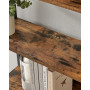 Bokhylla med 6 Hyllor Industriell Vintage Brun 60 x 24 x 186 cm