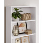 Bokhylla med 6 Hyllplan 60 x 24 x 178,5 cm Klassisk Vit