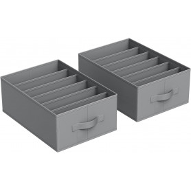 Förvaringslåda Kläder Organizer 2-pack 42 x 30 x 17 cm